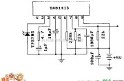 遥控发射中的TA8141S典型应用电路图