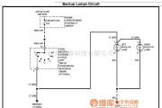 凯迪拉克中的凯帝拉克倒车灯电路图