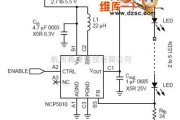 LED电路中的电荷泵和电感LED驱动器电路图