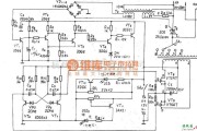 电源电路中的100VA自动控制高效应急电源电路图