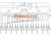 LED电路中的踢足球比赛游戏电路