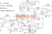 湿敏电路中的由CGS-H型陶瓷湿度传感器构成的低湿度检测电路图