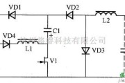 电源电路中的一个简单的无变压器转换电路图