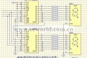 LED电路中的6B595驱动的LED显示电路设计（共阴）