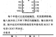 数字电路中的4000系列数字电路,4098双可再触发单稳态触发器(带清除端)