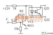 光电耦合器中的光电耦合器组成的开关电路(二)电路图