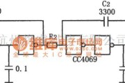 运算放大电路中的CC4069构成的低成本积分器电路图