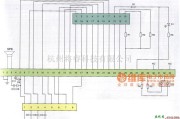 综合电路中的京瓷KZ820型手机排线电路原理图