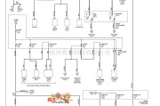 马自达中的马自达94DIAMANTE电源分配电路图