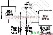 传感器电路中的低温传感器电路原理图