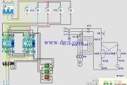 两个交流接触器互锁实物接线图