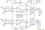 综合电路中的TA7240AP的应用电路图