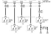 日产中的骐达-BL遥控车门系统电路图一