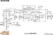 遥控发射中的KA2184  基本测试电路图