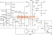 光电耦合器中的彩电开关稳压电源中的部分电路