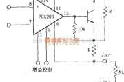 增益可调放大中的由PGA203构成的可编程电流源