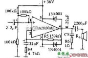 电子管功放中的用TDA2030A做成的OTL形式的功放电路图