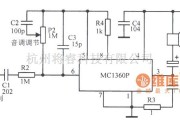 音频处理中的MCl306P音频功放电路图