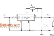 恒流源中的CW200组成的可调恒流源电路图