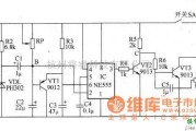 报警控制中的小麦播种机颗粒堵塞报警器电路原理图