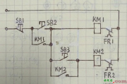 两个交流接触器顺序启动如何接线