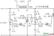 稳压电源中的双向可控硅构成的交流稳压器电路图