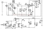 音频电路中的由6P13P设计的胆机功放电路图