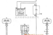 菲亚特中的派力奥外部后视镜电路图