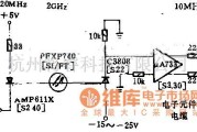 光电传输电路中的10兆位光纤数据线路电路图