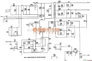 显示器电源中的AM A-4040型彩色显示器的电源电路图