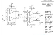 集成音频放大中的TDA7050T功放电路