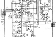 综合电路中的康佳bt580背投彩电行扫描与视频处理电路图