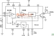 数字电路中的VFC121V／F变换器用于测温系统的应用电路图