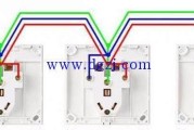 几个插座并排怎么接线?插座并排接线图