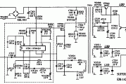 SUPERSYNC PWB-1537、SUPERSYNC EM-1428二种机型彩色显示器的电路