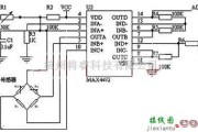 传感器电路中的BP01型压力传感器的血压传感电路图