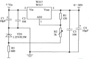 由Wll7／W217／W317构成的输出电压0～30V连续可调的应用电路