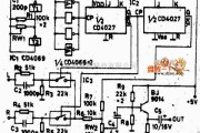 语音电路中的分立元件的立体声编码电路图