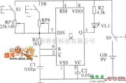 红外线热释遥控中的新颖的红外遥控开关电路图