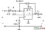 电流环放大电路中的双电源反相输入式交流放大电路图