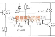 灯光控制中的采用数字电路的触摸式延迟灯电路(5)