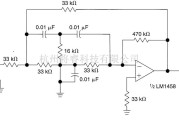 滤波器中的1kHz的双T级滤波器