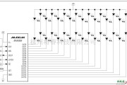 LED电路中的MAX6969 16端口、5.5V恒流LED驱动器