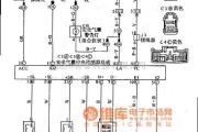 夏利中的夏利2000轿车安全气囊系统电路图