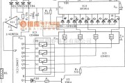 温控电路中的自动调功式温控器(SF3914、CD4066、CD4017)电路图