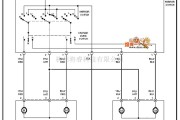 日产中的200SX-1995年日产尼桑 电动后视镜电路图