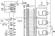 数字电路中的ICL7117组成的数字电压表电路图