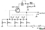 基础电路中的800赫兹振荡器