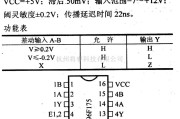 数字电路中的驱动器和通信电路引脚及主要特性DS96F175 四RS-423驱动器