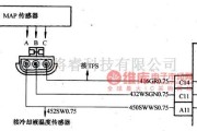 大宇中的大宇希望轿车故障码33的诊断电路图